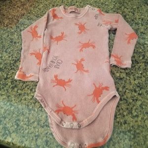 Bobo Choses crab onsie